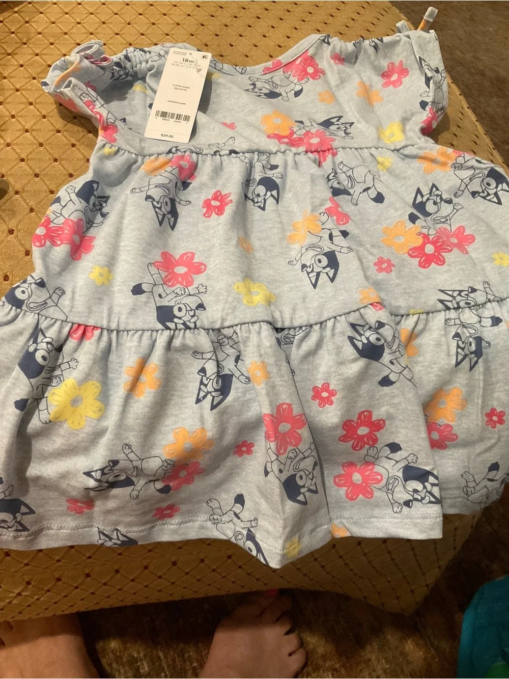 Carter’s Girls Bluey Dress 18 Months New